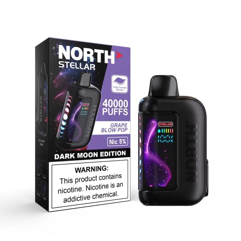 NORTH STELLAR DARK MOON EDITION 40000 PUFFS - GRAPE BLOW POP