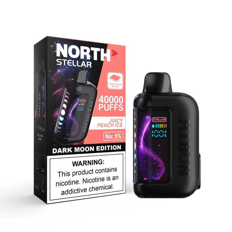 NORTH STELLAR DARK MOON EDITION 40000 PUFFS - JUICY PEACH ICE