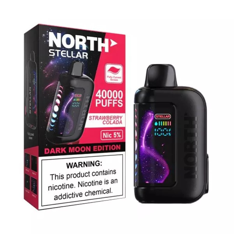NORTH STELLAR DARK MOON EDITION 40000 PUFFS - STRAWBERRY COLADA