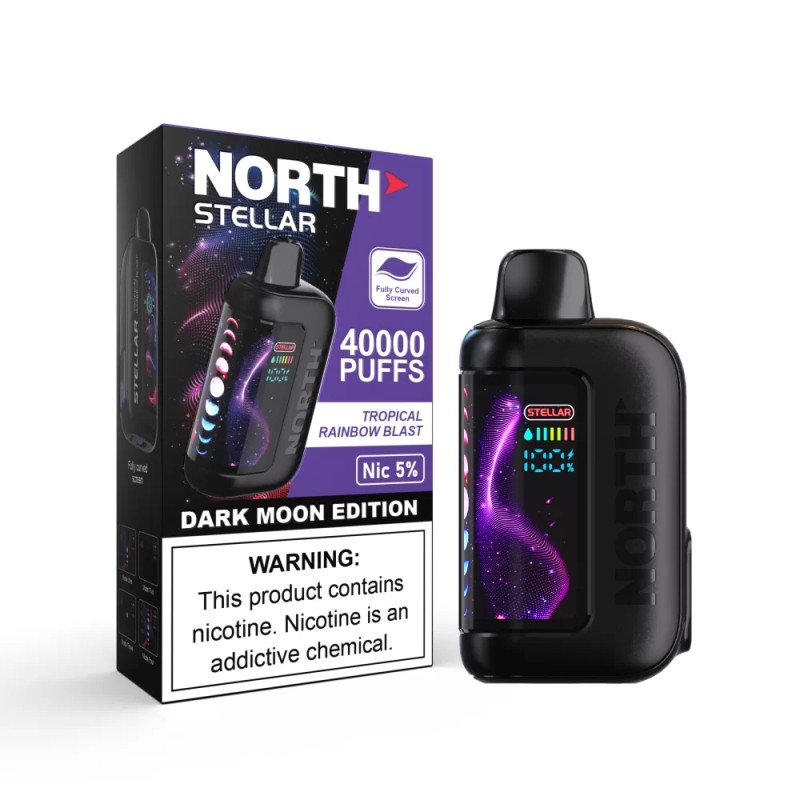 NORTH STELLAR DARK MOON EDITION 40000 PUFFS - TROPICAL RAINBOW BLAST