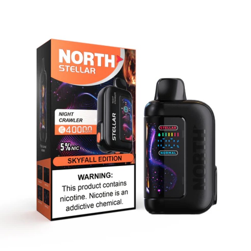 NORTH STELLAR SKYFALL EDITION 40000 PUFFS - NIGHT CRAWLER