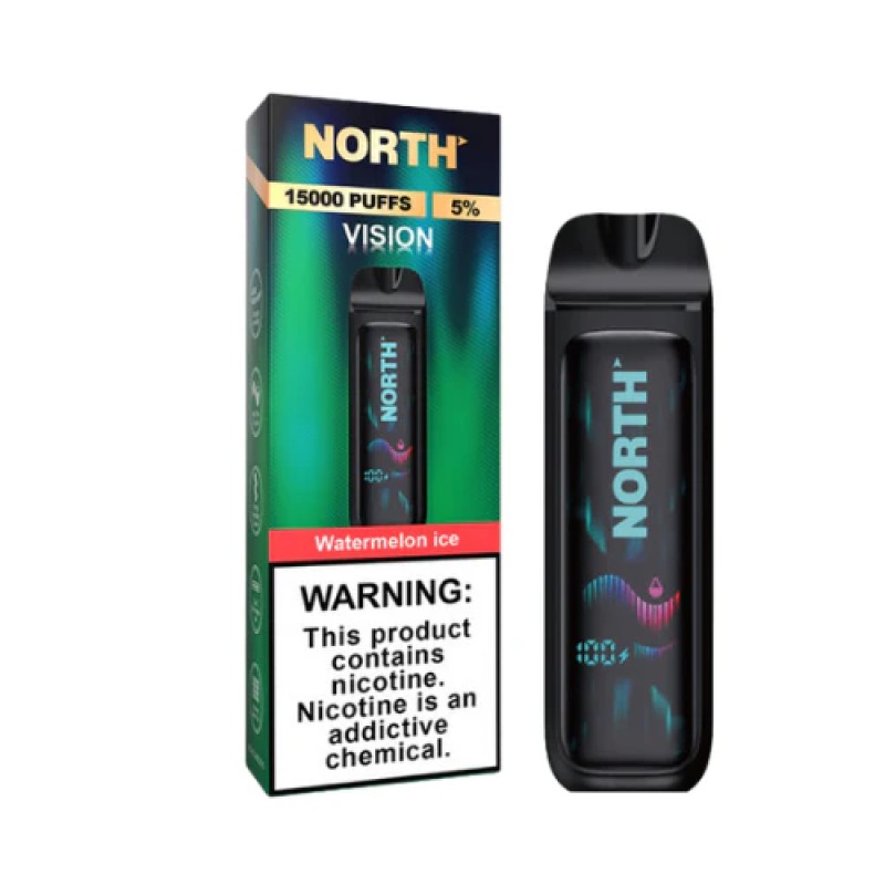 NORTH VISION 15000 PUFFS - WATERMELON ICE