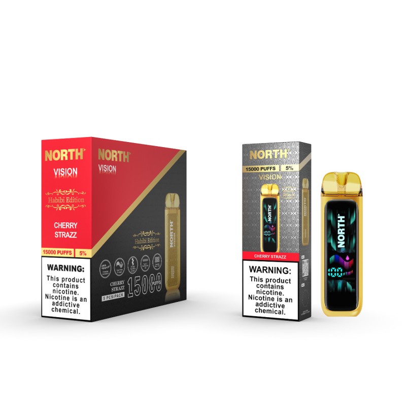 NORTH VISION HABIBI EDITION 15000 PUFFS - CHERRY STRAZZ