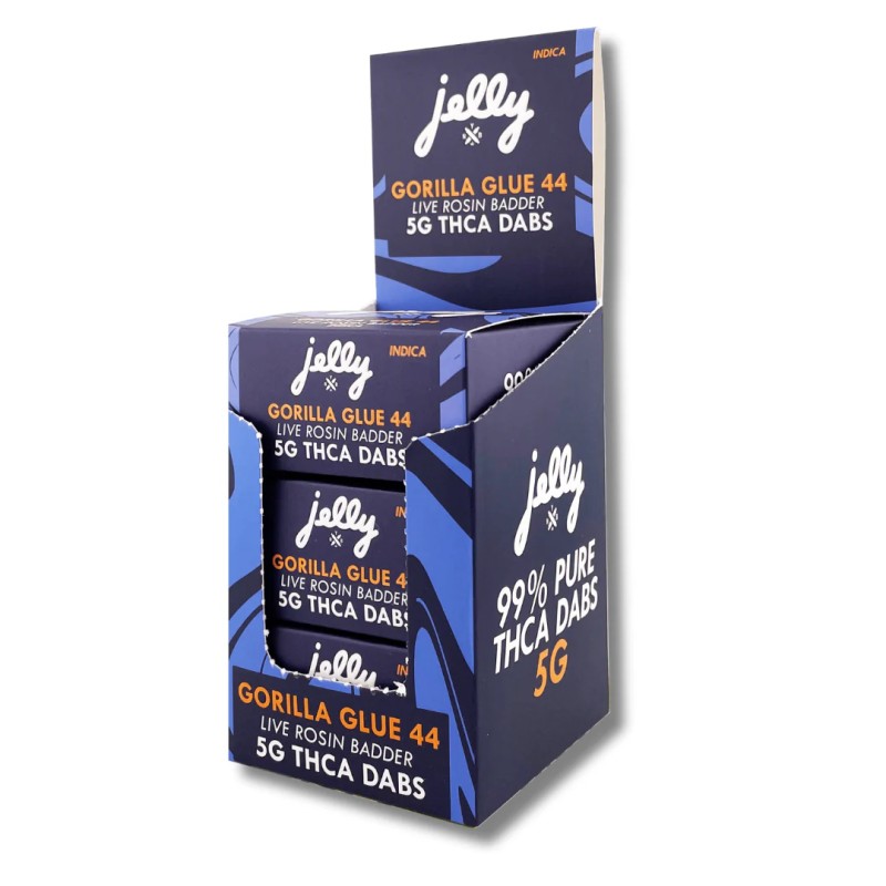 NYB JELLY PURE THCA DABS LIVE ROSIN BADDER 5G- GORILLA GLUE 44