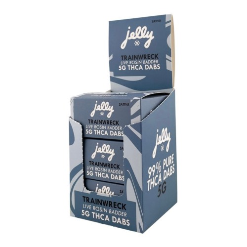 NYB JELLY PURE THCA DABS LIVE ROSIN BADDER 5G- TRAINWRECK