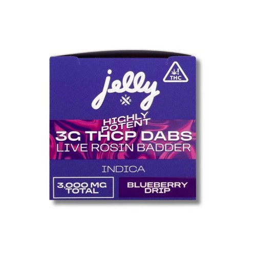 NYB JELLY PURE THCP DABS LIVE ROSIN BADDER 3G- BLUEBERRY DRIP