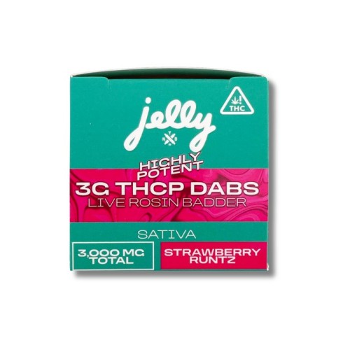 NYB JELLY PURE THCP DABS LIVE ROSIN BADDER 3G- WATERMELON HAZE