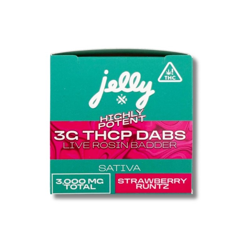 NYB JELLY PURE THCP DABS LIVE ROSIN BADDER 3G- WATERMELON HAZE