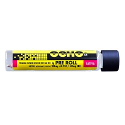 OCHO XS EXOTICS THCA TERP ENHANCED 1.5G PREROLL 6CT- STRAWBERRY SHORTCAKE (S)