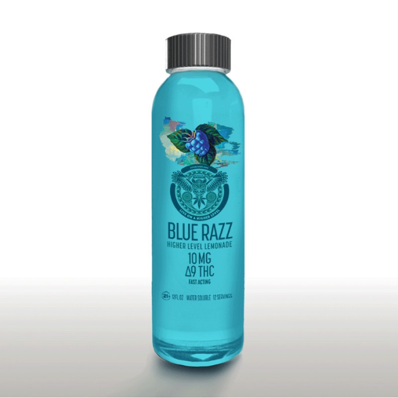 OCHOxs JUICE 100MG DELTA 9 HIGHER KEVEL LEMONADE- BLUE RAZZ