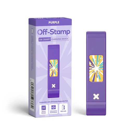 OFF STAMP BATTERY - PURPLE