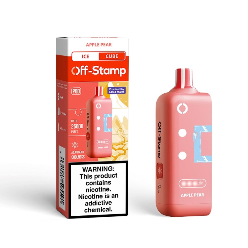 OFF STAMP PODS REFILL 25K ICE EDITION- APPLE PEAR