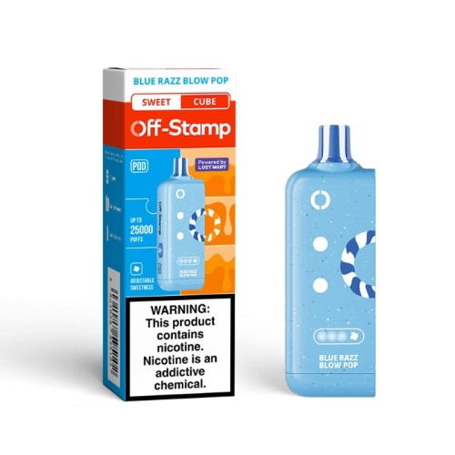 OFF STAMP PODS REFILL 25K SWEET EDITION- BLUE RAZZ BLOW POP