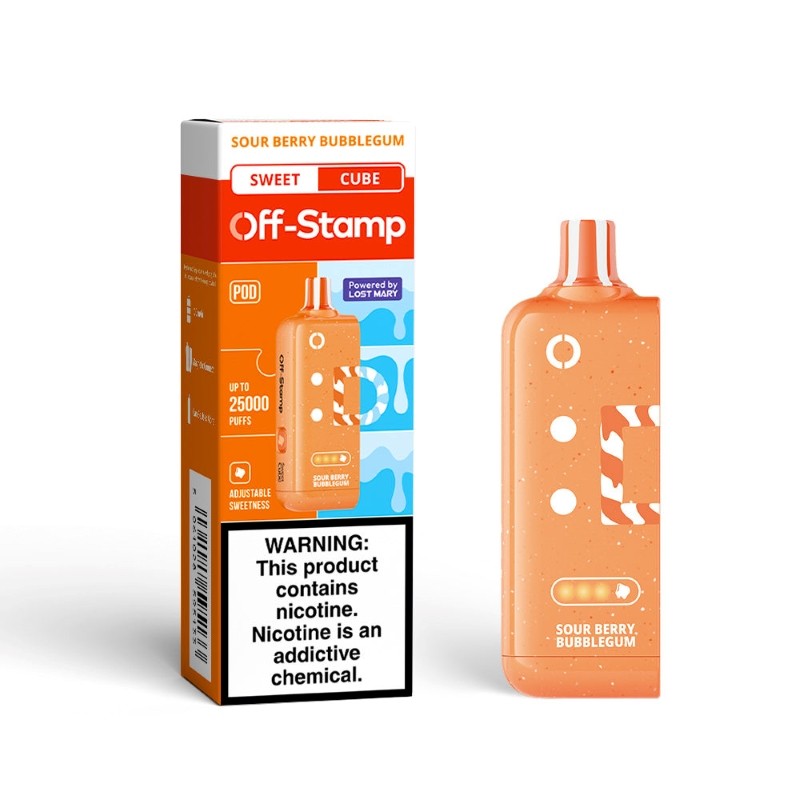 OFF STAMP PODS REFILL 25K SWEET EDITION- SOUR BERRY BUBBLEGUM