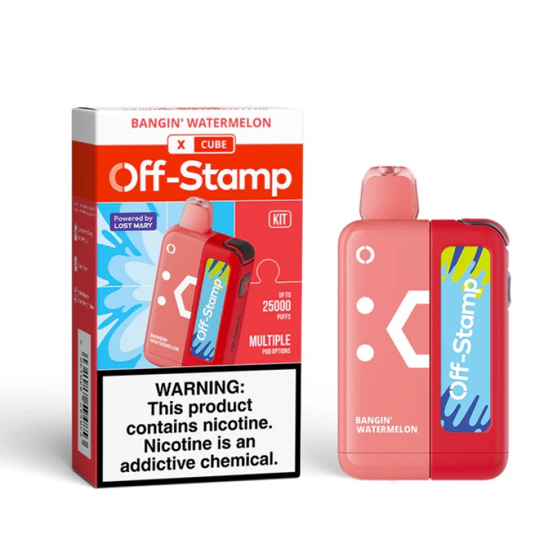 OFF STAMP X CUBE DISPO KIT- BANGIN WATERMELON