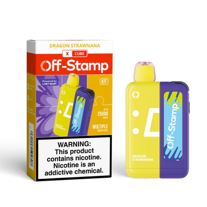 OFF STAMP X CUBE DISPO KIT- DRAGON STRAWNANA