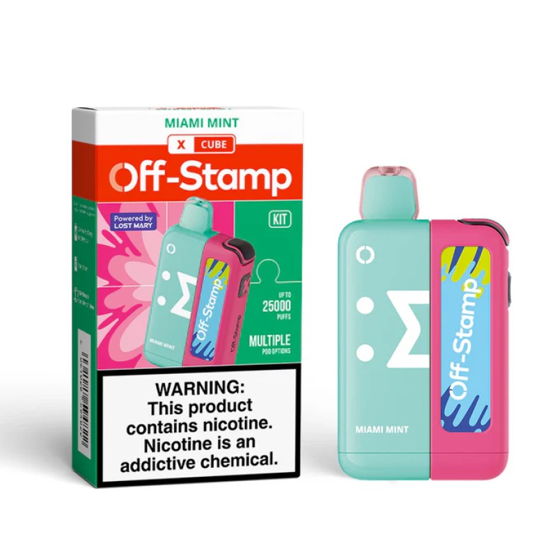 OFF STAMP X CUBE DISPO KIT- MIAMI MINT