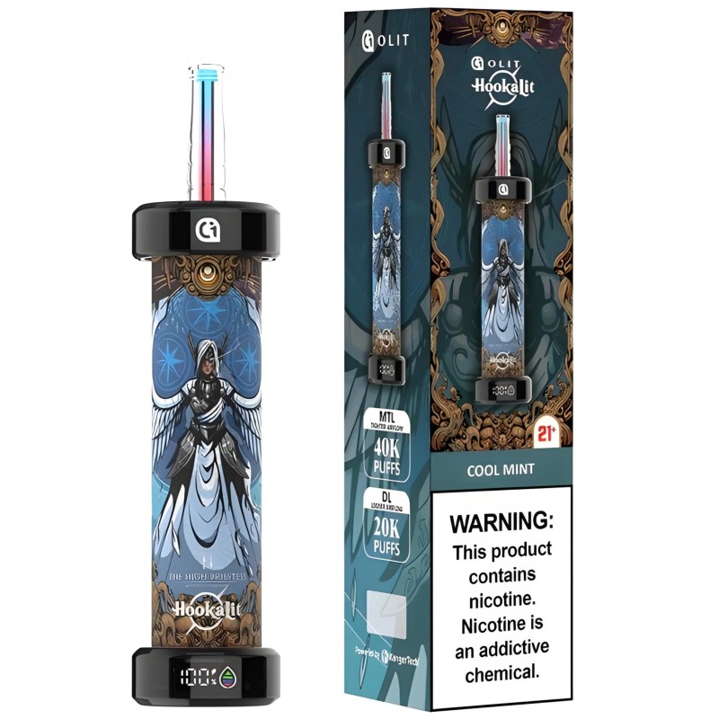 OLIT HOOKALIT 40000 PUFFS DSIPOSABLE - COOL MINT