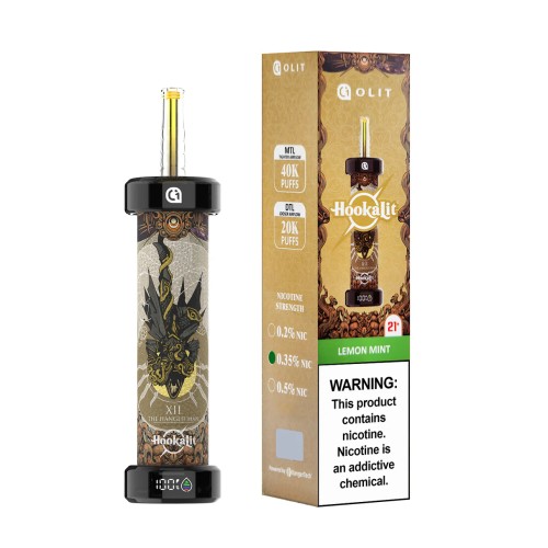 OLIT HOOKALIT 40000 PUFFS DSIPOSABLE - LEMON MINT