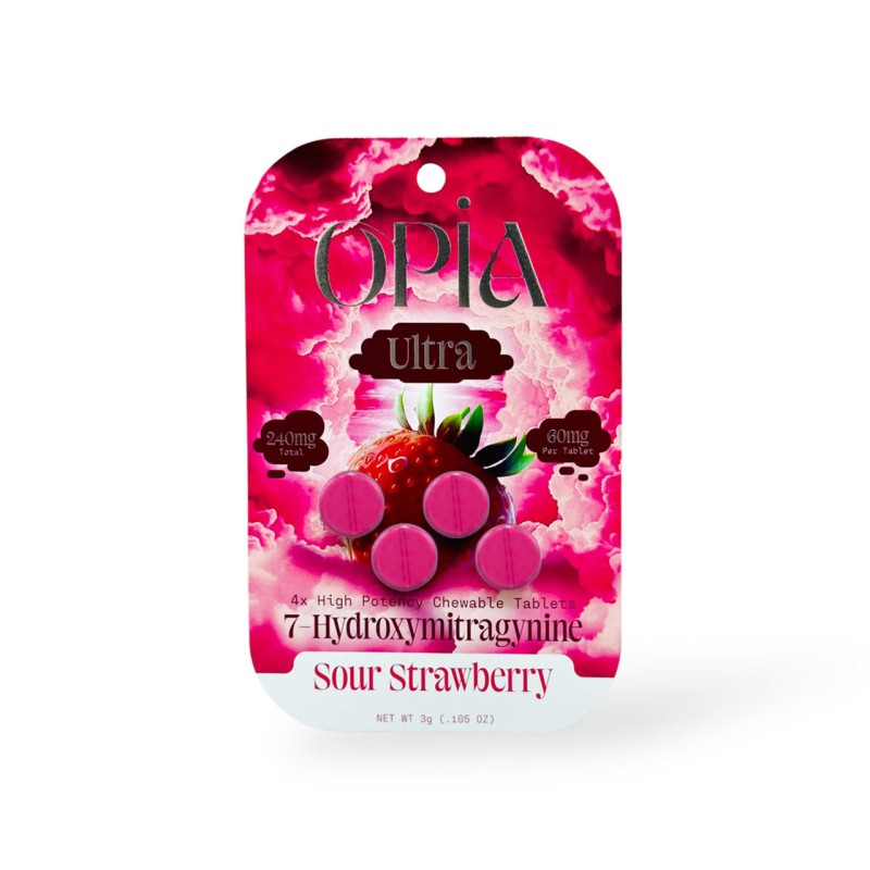 OPIA ULTRA 7 HYDROXY 60MG 4CT- SOUR STRAWBERRY
