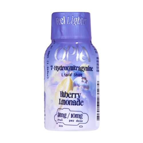 OPIA 7 HYDROXYMILTRAGYNINE SHOTS- BLUEBERRY LEMONADE