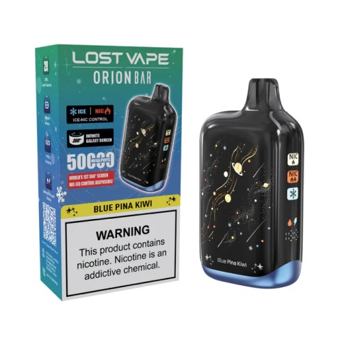 ORION BAR LOST VAPE 50K MEGA PUFFS- BLUE PINA KIWI