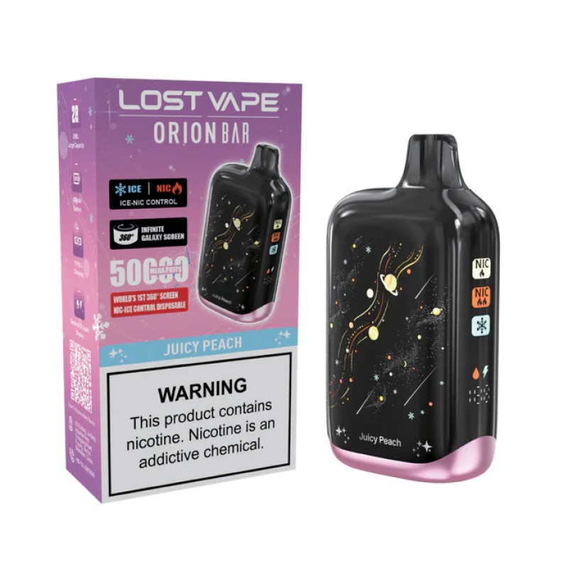 ORION BAR LOST VAPE 50K MEGA PUFFS- JUICY PEACH
