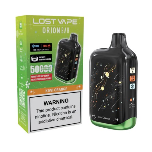 ORION BAR LOST VAPE 50K MEGA PUFFS- KIWI ORANGE