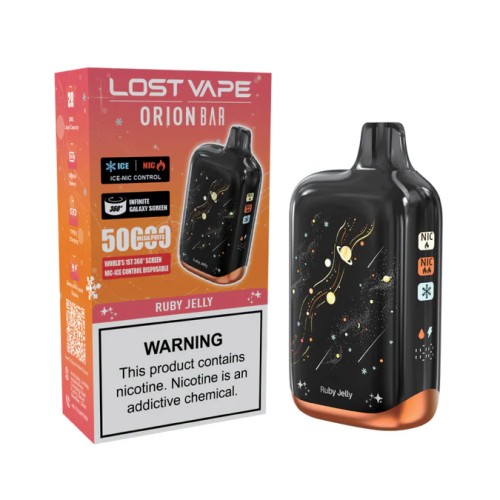 ORION BAR LOST VAPE 50K MEGA PUFFS- RUBY JELLY