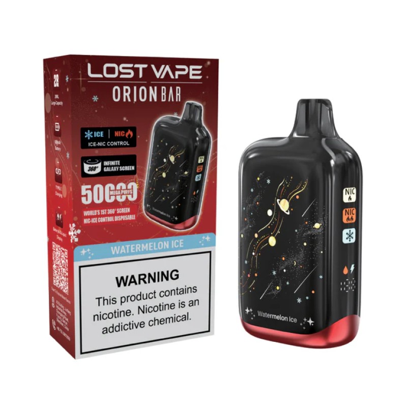 ORION BAR LOST VAPE 50K MEGA PUFFS- WATERMELON ICE
