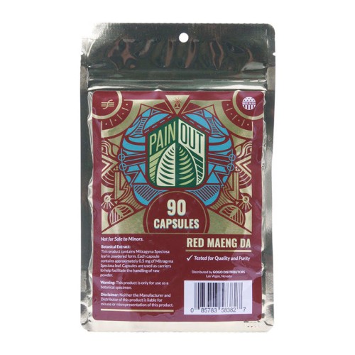 PAIN OUT 90CT CAPSULES- RED MAENG DA