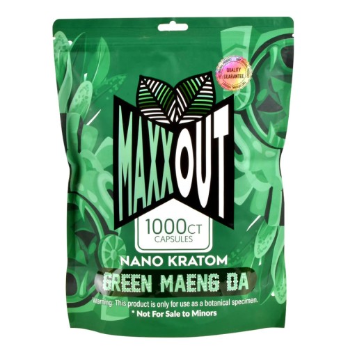 PAIN OUT MAXX 1000CT CAPSULES- GREEN MAENG DA