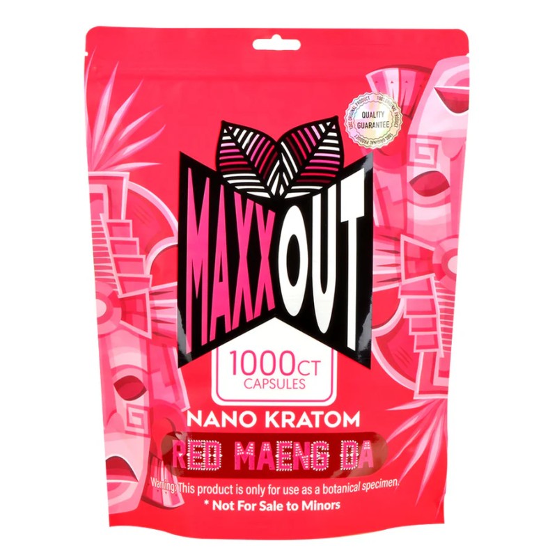 PAIN OUT MAXX 1000CT CAPSULES- RED MAENG DA