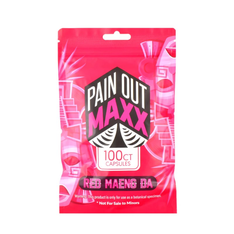 PAIN OUT MAXX 100CT CAPSULES- RED MAENG DA