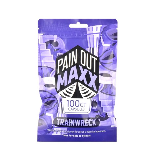 PAIN OUT MAXX 100CT CAPSULES- TRAINWRECK