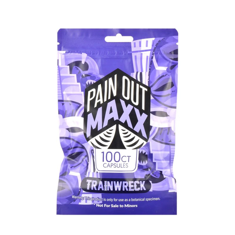 PAIN OUT MAXX 100CT CAPSULES- TRAINWRECK