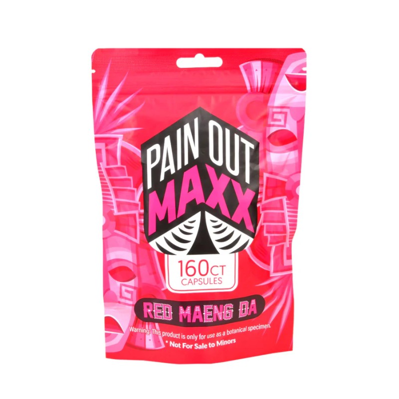 PAIN OUT MAXX 160CT CAPSULES- RED MAENG DA