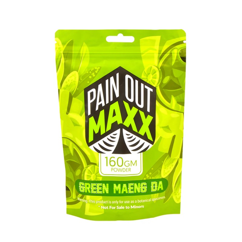 PAIN OUT MAXX 160G POWDER KRATOM- GREEN MAENG DA