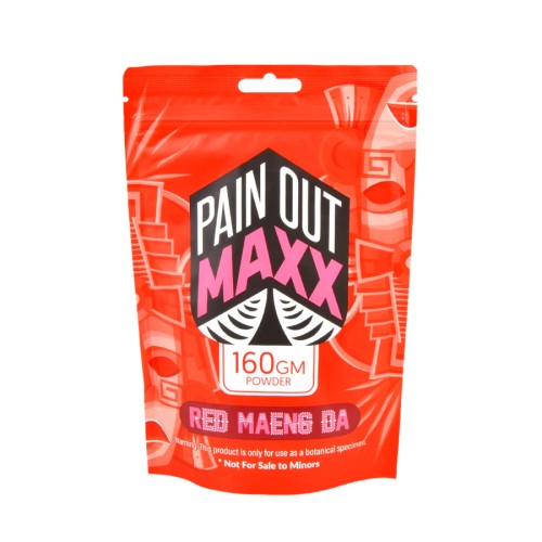 PAIN OUT MAXX 160G POWDER KRATOM- RED MAENG DA
