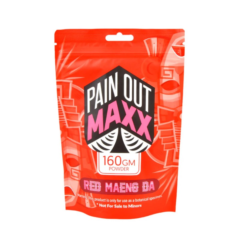 PAIN OUT MAXX 160G POWDER KRATOM- RED MAENG DA