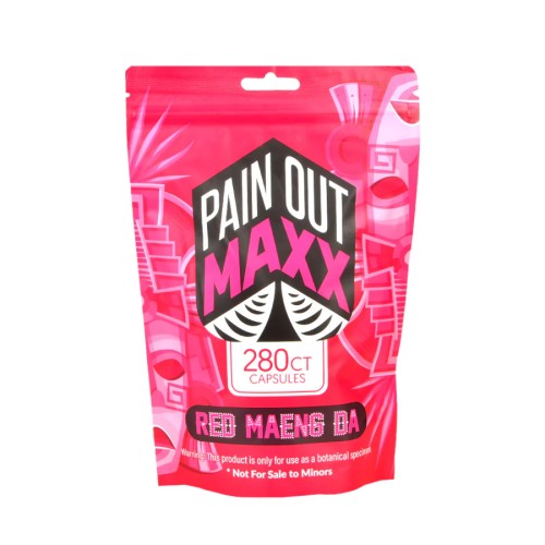 PAIN OUT MAXX 280CT CAPSULES- RED MAENG DA