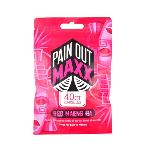 PAIN OUT MAXX 40CT CAPSULES- RED MAENG DA