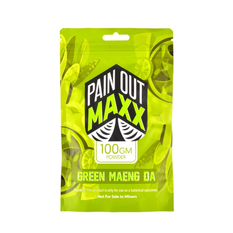 PAIN OUT MAXX 100G POWDER KRATOM- GREEN MAENG DA