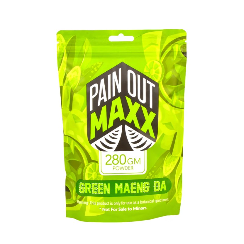 PAIN OUT MAXX 280G POWDER KRATOM- GREEN MAENG DA