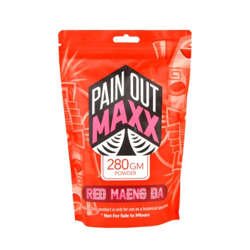 PAIN OUT MAXX 280G POWDER KRATOM- RED MAENG DA