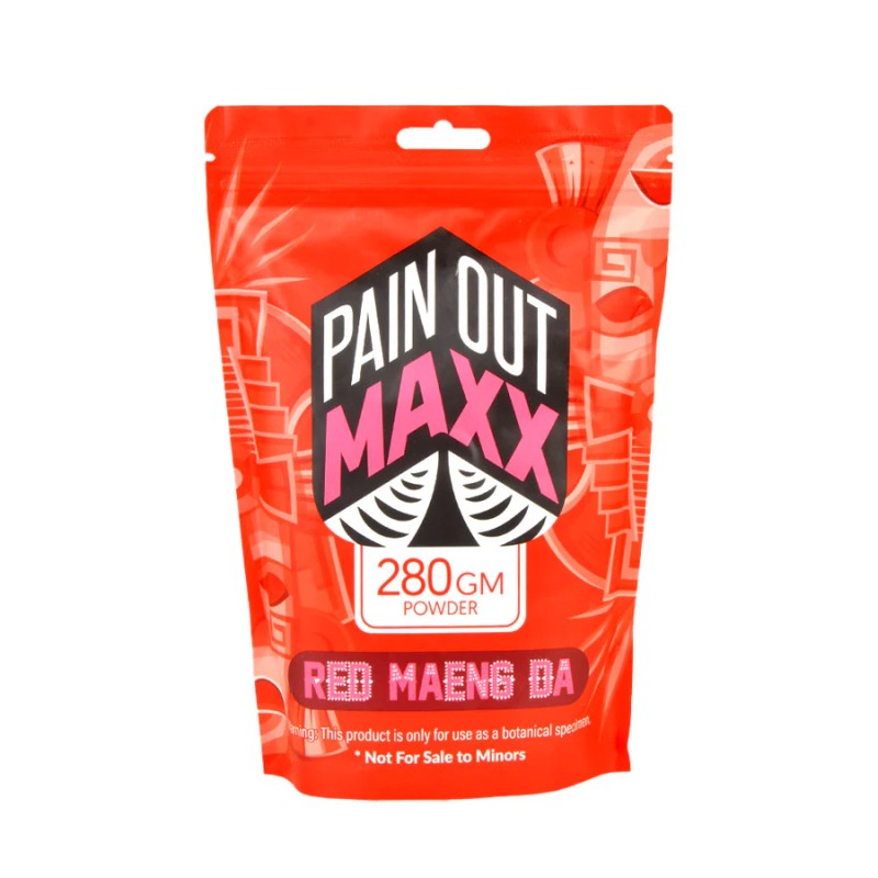 PAIN OUT MAXX 280G POWDER KRATOM- RED MAENG DA