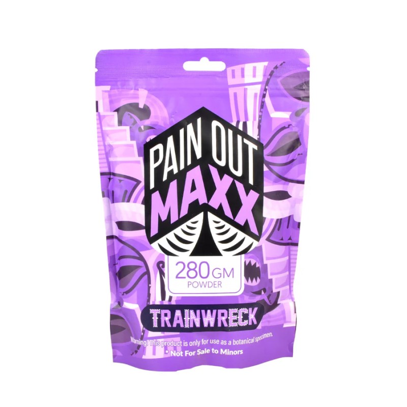 PAIN OUT MAXX 280G POWDER KRATOM- TRAINWRECK