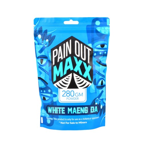 PAIN OUT MAXX 280G POWDER KRATOM- WHITE MAENG DA