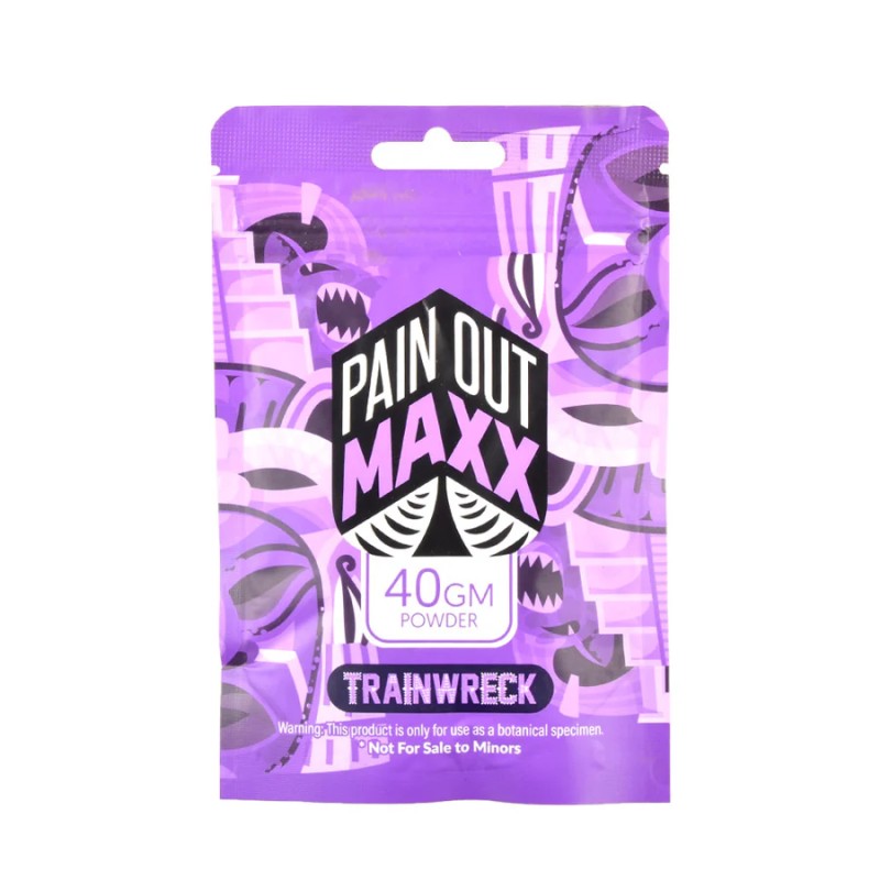 PAIN OUT MAXX 40G POWDER KRATOM- TRAINWRECK