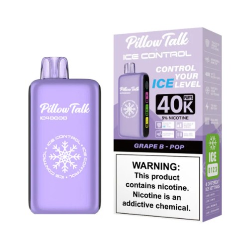 PILLOW TALK ICE CONTROL 40K 5PK- GRAPE B-POP